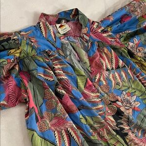 FARM Rio Multicolor Tropical Print Dress